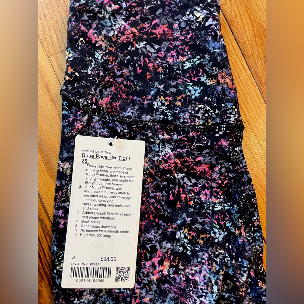 Lululemon Base Pace 25” size 4